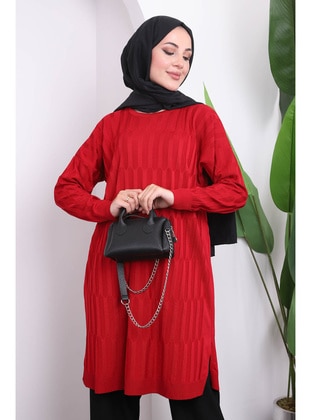 Red - Knit Tunics - İmaj Butik