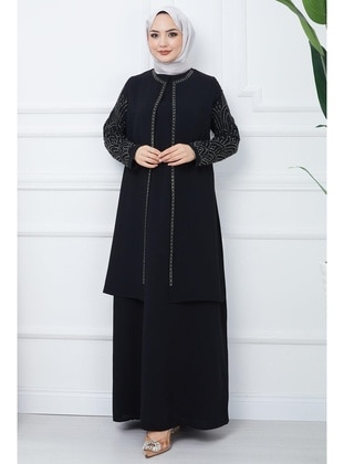 Black - Modest Dress - Hafsa Mina