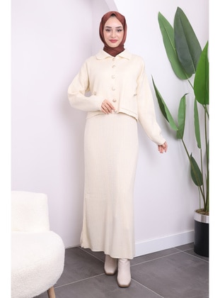 Cream - Knit Dresses - İmaj Butik