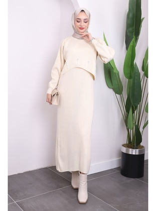 Cream - Knit Dresses - İmaj Butik