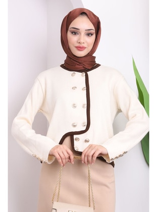 Cream - Knit Cardigan - İmaj Butik