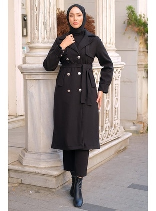 Black - Coat - Hafsa Mina