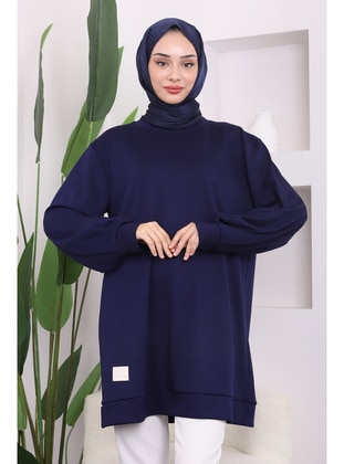 Navy Blue - Tunic - İmaj Butik