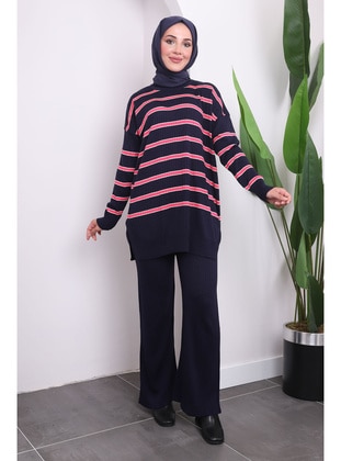 Navy Blue - Knit Suits - İmaj Butik