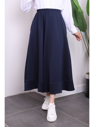 Navy Blue - Skirt - İmaj Butik