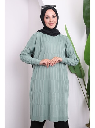 Mint Green - Knit Tunics - İmaj Butik