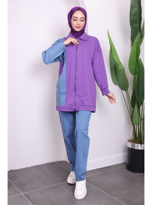 Purple - Unlined - Suit - İmaj Butik