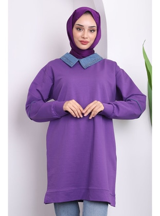 Purple - Tunic - İmaj Butik