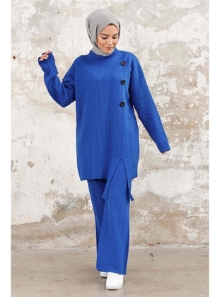 Saxe Blue - Knit Suits - Bestenur