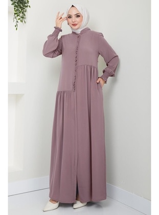 Powder Pink - Abaya - Hafsa Mina