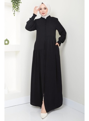 Black - Abaya - Hafsa Mina