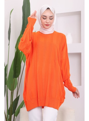 Orange - Knit Tunics - İmaj Butik