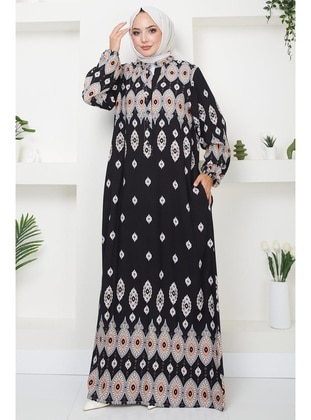 Black - Modest Dress - Hafsa Mina