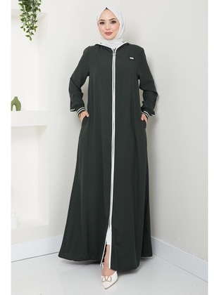 Khaki - Abaya - Hafsa Mina