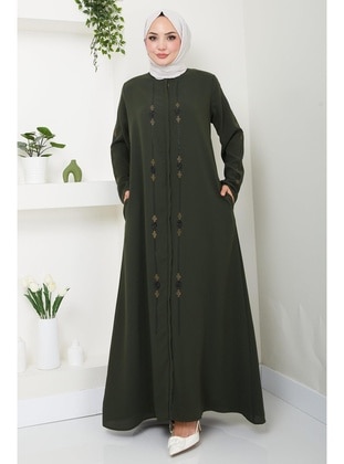 Khaki - Abaya - Hafsa Mina