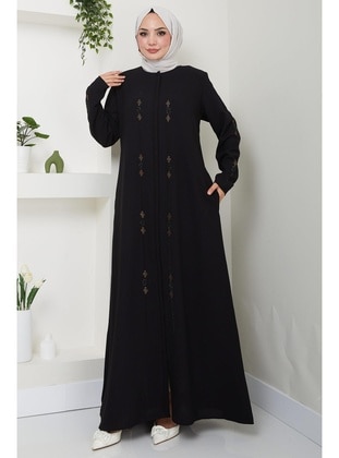 Black - Abaya - Hafsa Mina