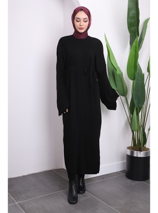 Black - Knit Dresses - İmaj Butik