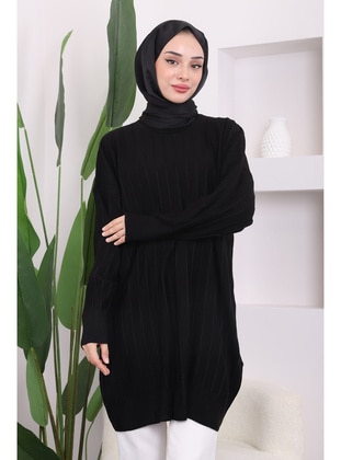 Black - Knit Tunics - İmaj Butik