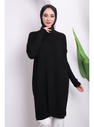 Black - Knit Tunics - İmaj Butik