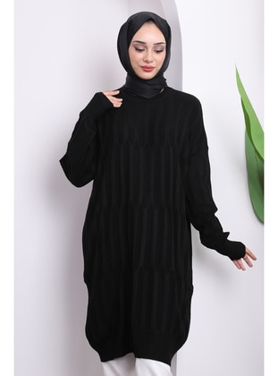 Black - Knit Tunics - İmaj Butik