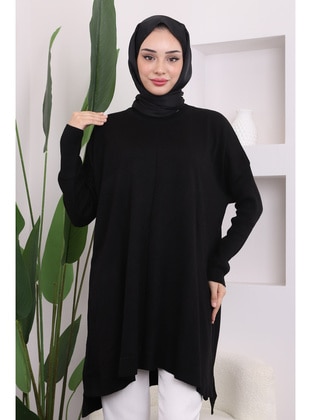 Black - Knit Tunics - İmaj Butik