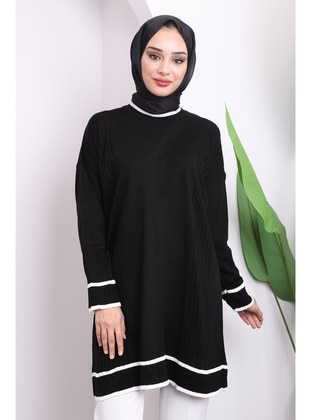 Black - Knit Tunics - İmaj Butik