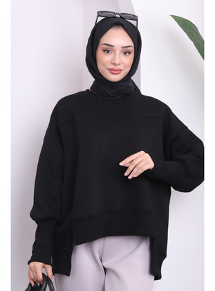 Black - Sweat-shirt - İmaj Butik