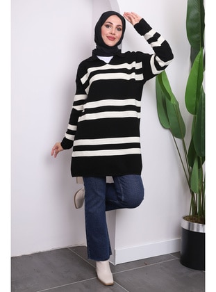 Black - Knit Tunics - İmaj Butik