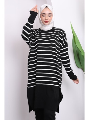 Black - Knit Tunics - İmaj Butik