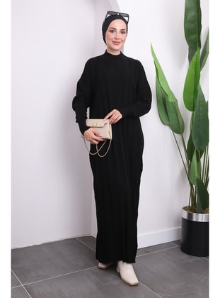 Black - Knit Dresses - İmaj Butik