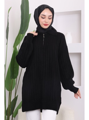 Black - Knit Tunics - İmaj Butik