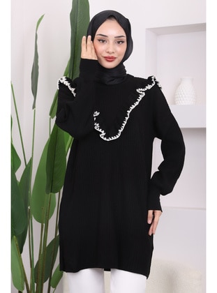 Black - Knit Tunics - İmaj Butik