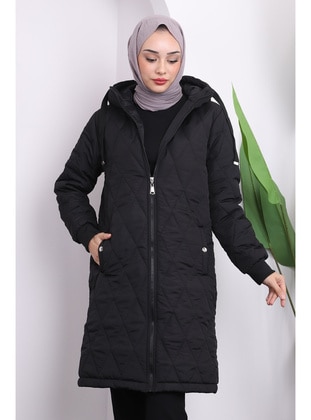 Black - Fully Lined - Puffer Jackets - İmaj Butik