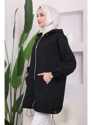 Black - Trench Coat - İmaj Butik