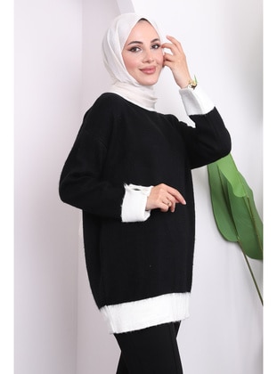 Black - Knit Tunics - İmaj Butik