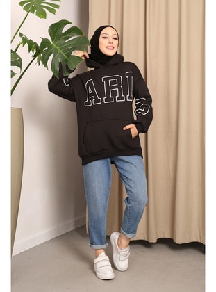 Black - Sweat-shirt - İmaj Butik