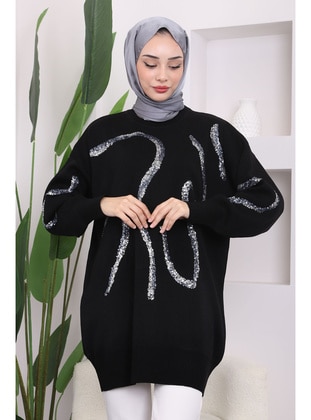 Black - Knit Tunics - İmaj Butik