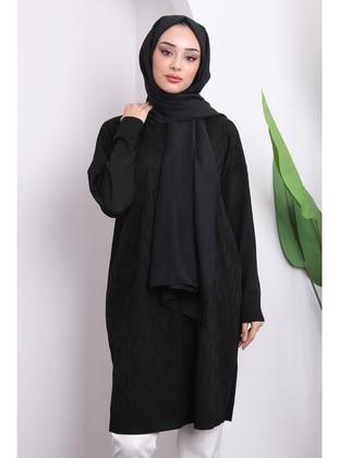 Black - Knit Tunics - İmaj Butik