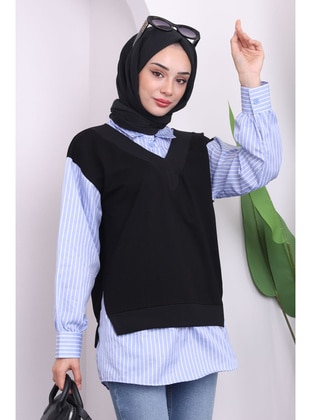 Black - Blouses - İmaj Butik