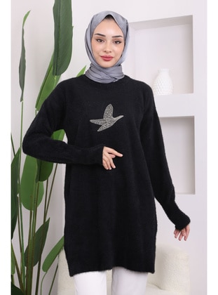 Black - Knit Tunics - İmaj Butik