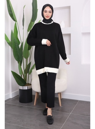 Black - Knit Tunics - İmaj Butik