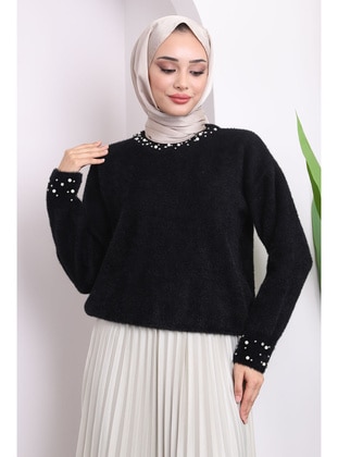 Black - Knit Sweaters - İmaj Butik