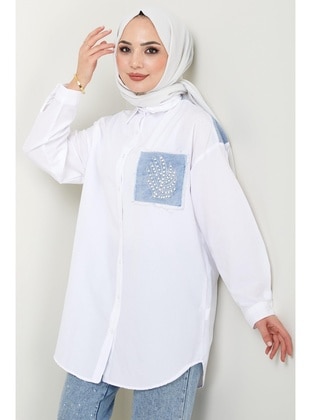 White - Tunic - Hafsa Mina