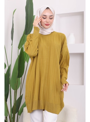 Green - Knit Tunics - İmaj Butik