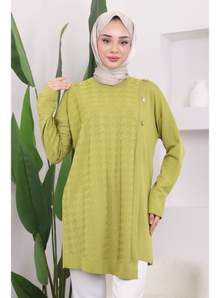 Green - Knit Tunics - İmaj Butik