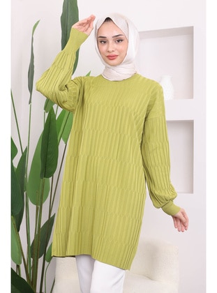 Green - Knit Tunics - İmaj Butik