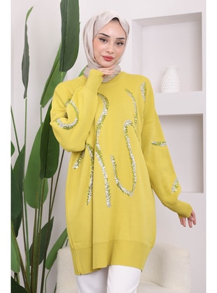 Green - Knit Tunics - İmaj Butik