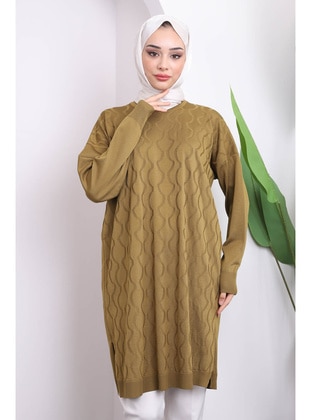 Green - Knit Tunics - İmaj Butik