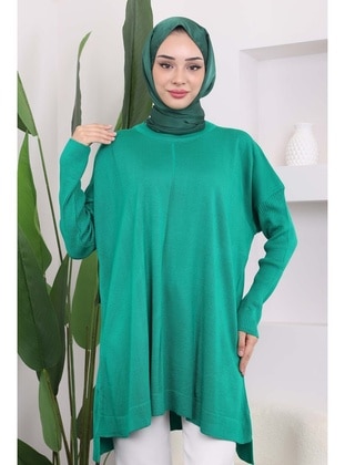 Green - Knit Tunics - İmaj Butik