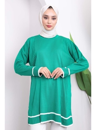 Green - Knit Tunics - İmaj Butik